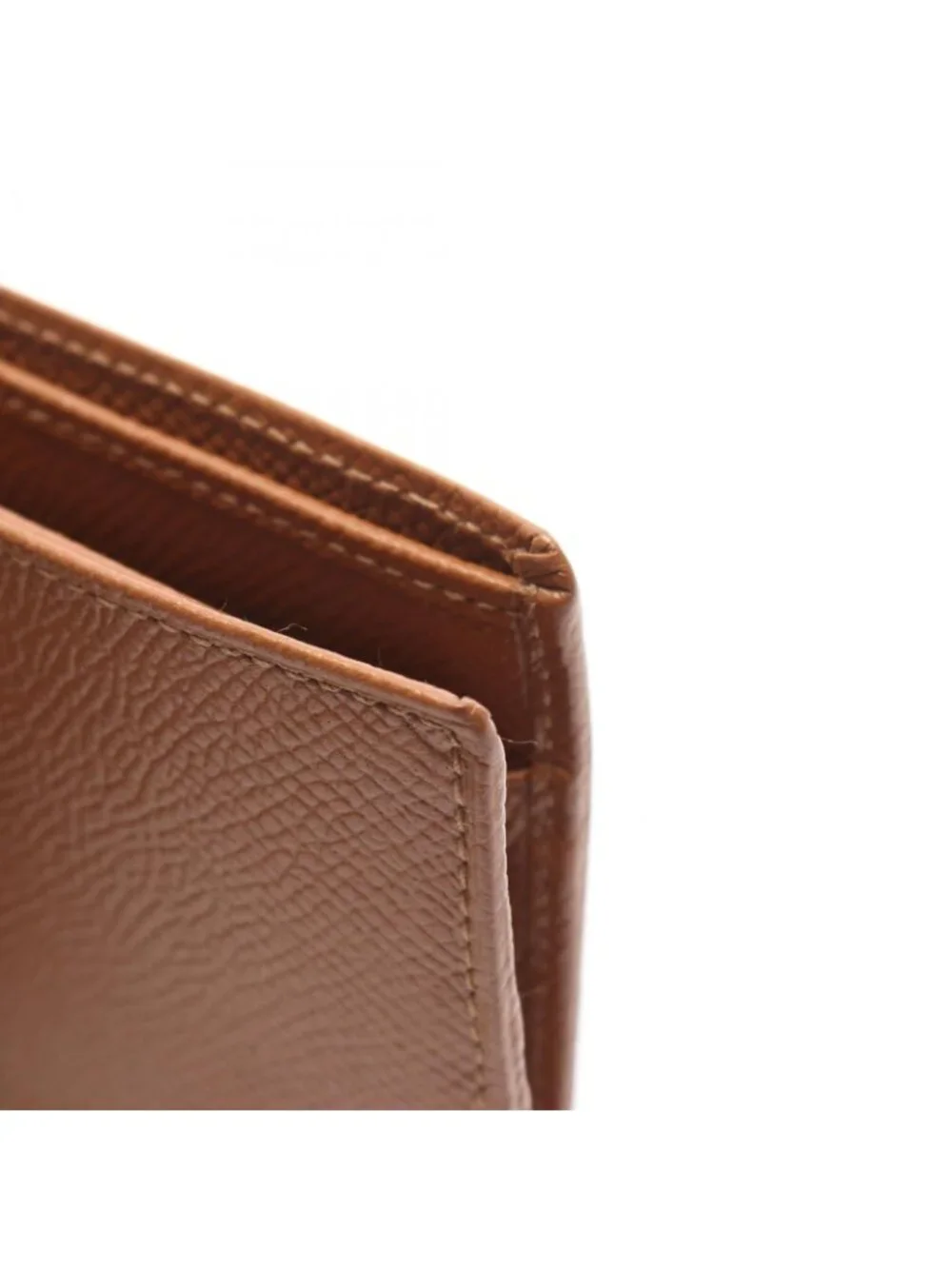 Bvlgari Bifold Wallet Brown Leather